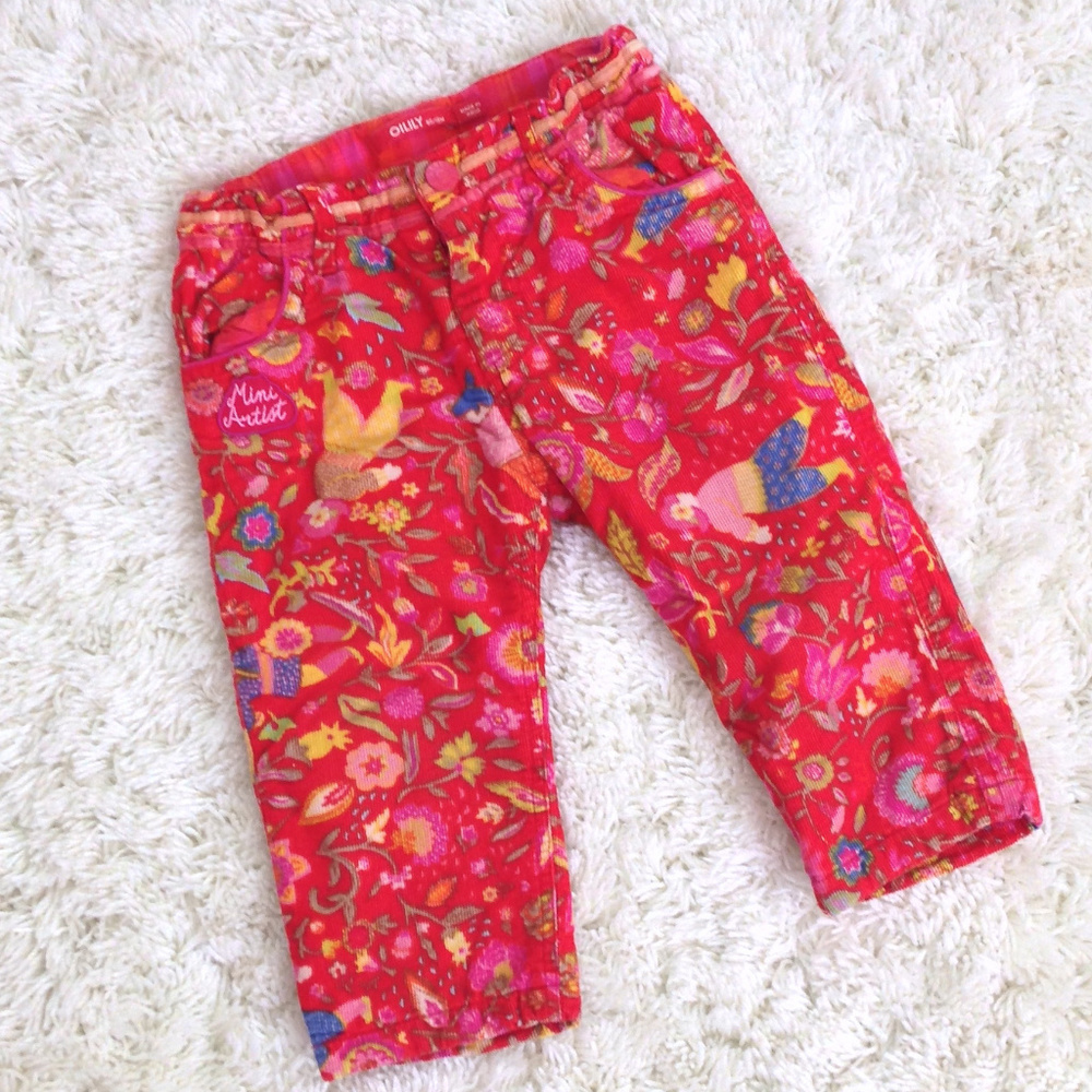 OILILY Red Corduroy Pants (18 mos)